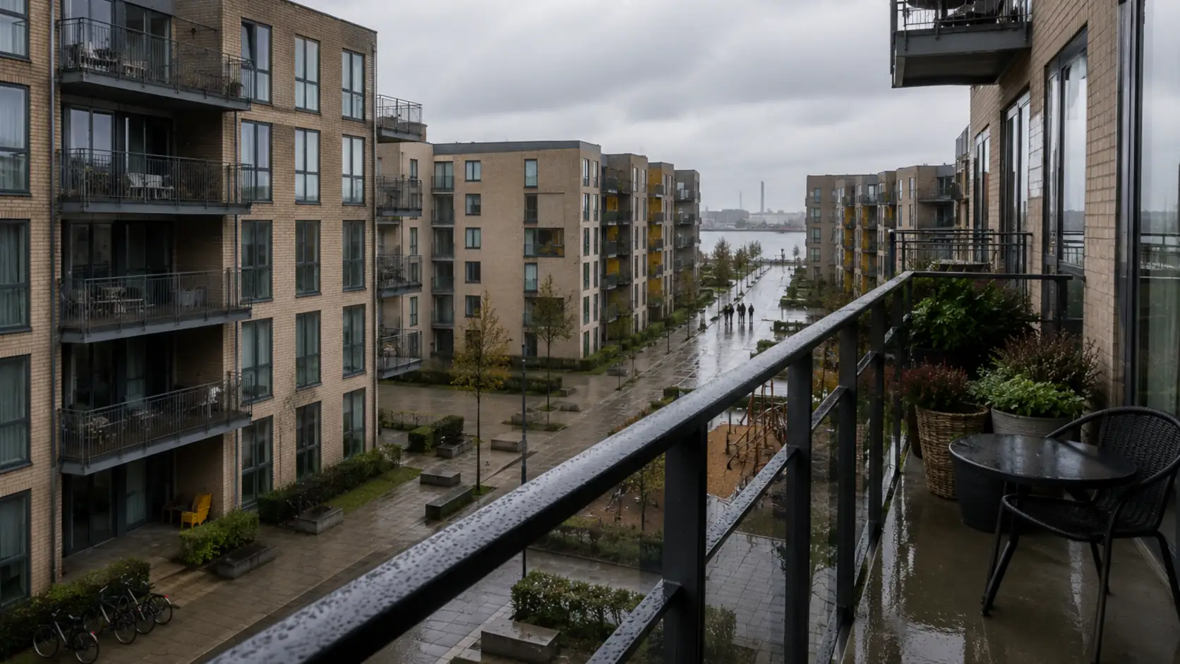 Recent apartments near the harbour